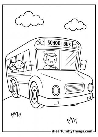 School Bus Coloring Pages (Updated 2022)