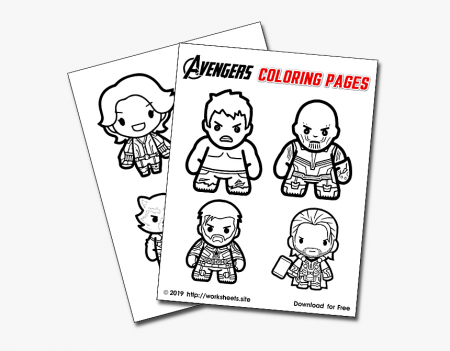 Avengers Endgame Coloring Pages - End Game Avengers Colouring, HD Png  Download , Transparent Png Image - PNGitem