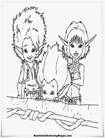 Arthur And The Minimoys Coloring Pages | Realistic Coloring Pages