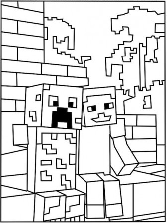 kids | Minecraft, Coloring pages ...
