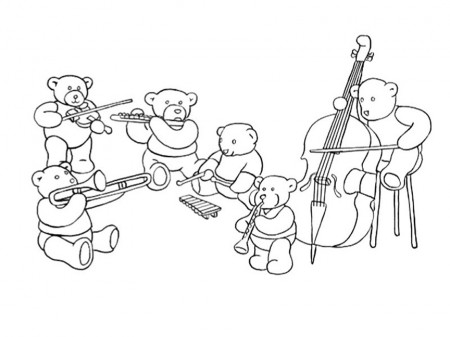 Orchestra Coloring Pages - Best Coloring Pages For Kids