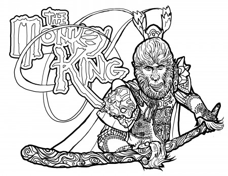 Coloring pages – The Official World of The Monkey King. Join The Social  Community