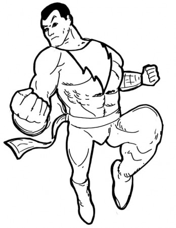 Black Adam Coloring Pages - Free Printable Coloring Pages for Kids