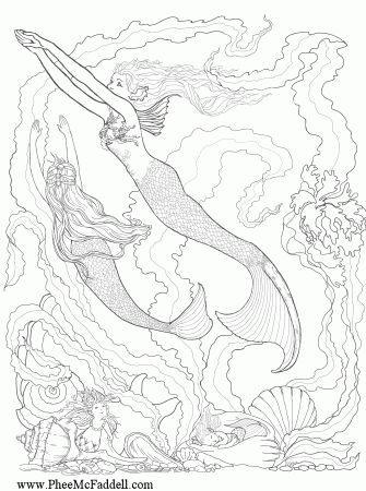 Adult Fantasy Coloring Pages