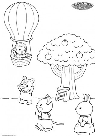 Kids-n-fun.com | Coloring page Calico Critters Sylvanian Families