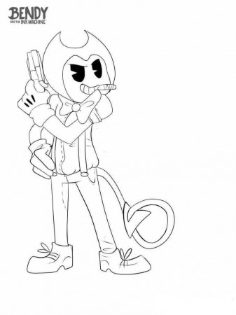 Bendy And The Ink Machine Coloring Pages | Cartoon coloring pages, Coloring  pages, Bendy and the ink machine