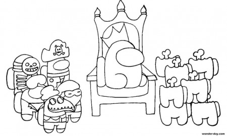 Among Us Coloring Pages. Print for free 80 Coloring Pages in 2020
