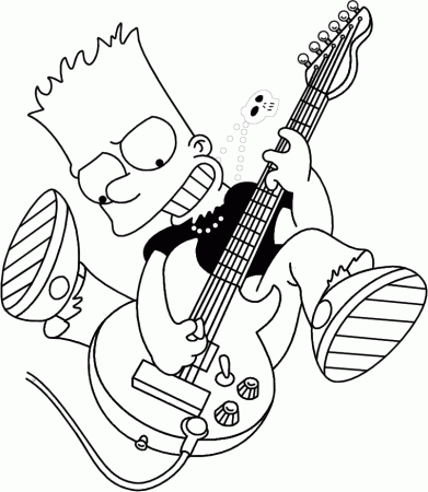 Bart Simpson Coloring Pages - Get Coloring Pages