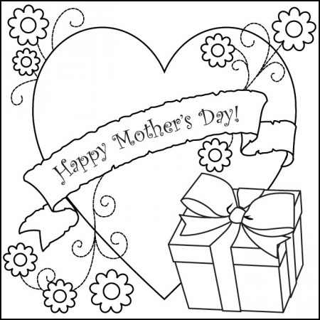 Mothers Day Coloring Pages - GetColoringPages.com