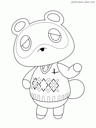 Animal Crossing New Horizons Coloring Book | Made By Teachers