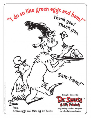 Cat In The Hat Coloring Pages Free - Best Coloring Pages