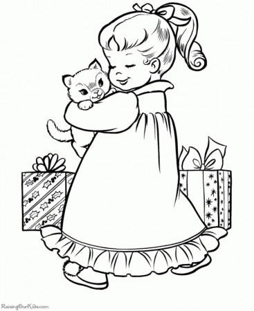 Get This Cute Kitten Coloring Pages Free Printable 74812 !