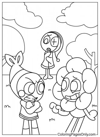 Dandy's World coloring pages ...