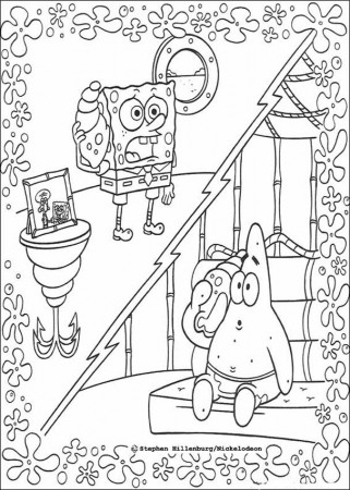 SPONGEBOB coloring pages - Patrick the starfish