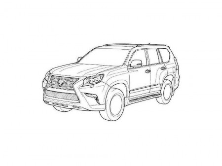 Lexus NX coloring book to print and online
