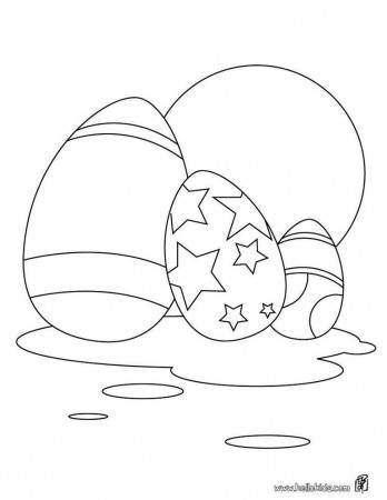 Hundreds of Free Easter Egg Coloring Pages