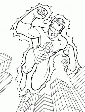 Online Free Coloring Pages Of Flash Dc Superhero - Widetheme