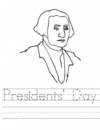Washington Presidents Day Coloring Pages | Holidays Coloring pages ...