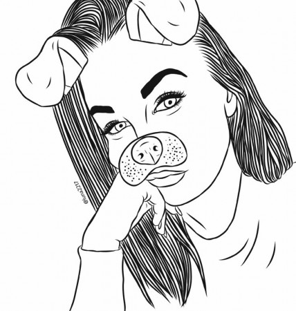 Snapchat drawing, Girly drawings, Girl drawing