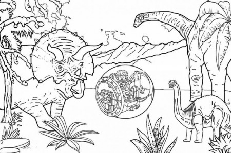 Jurassic World Coloring Pages Dinosaur | 101 Coloring