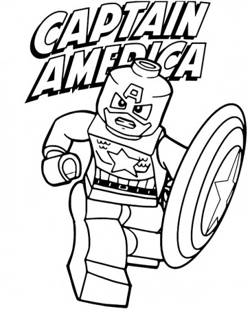 LEGO Captain America coloring page - Topcoloringpages.net