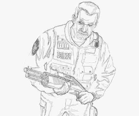 8 Free Printable GTA 5 Coloring Pages - 1NZA