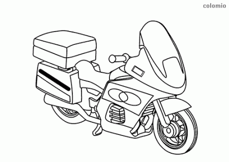 Motorcycles coloring pages » Free & Printable » Motorcycle coloring sheets