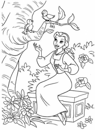 Get This Belle Disney Princess Coloring Pages Printable 21640 !
