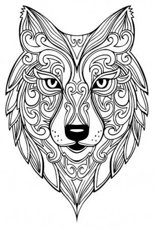 Hard Animal Pattern Coloring Pages | Printable Coloring Pages