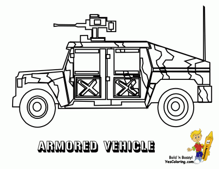 Gusto Coloring Pages To Print Army | Army| Free | Kids Military ...