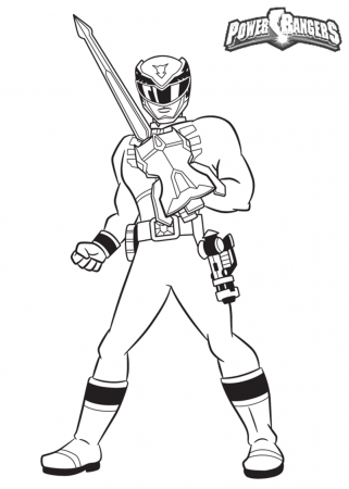 Coloring Pages Power Rangers Dino Thunder - High Quality Coloring ...