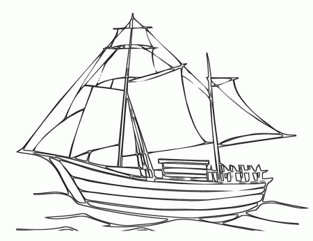 Sailboat coloring pages | Coloring pages to download and print