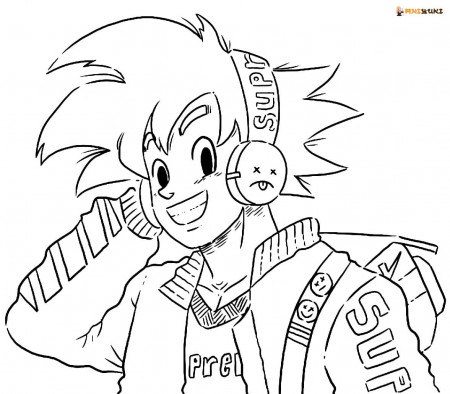 Goku coloring pages - Free printable coloring pages