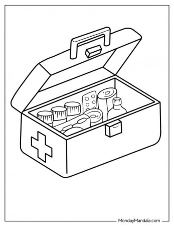 22 Doctor & Nurse Coloring Pages (Free PDF Printables)