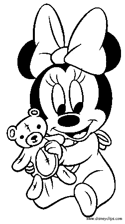 Disney Baby Minnie Coloring Pages - Get Coloring Pages