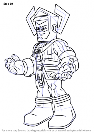 Learn How to Draw Galactus from The Super Hero Squad Show (The Super Hero  Squad Show) Step by Step : Drawing Tutorials