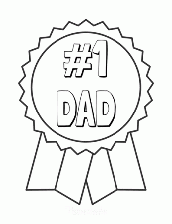 Happy Father's Day Coloring Pages for Kids