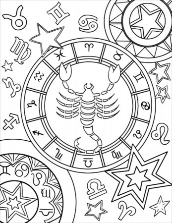 Zodiac Signs Coloring Pages