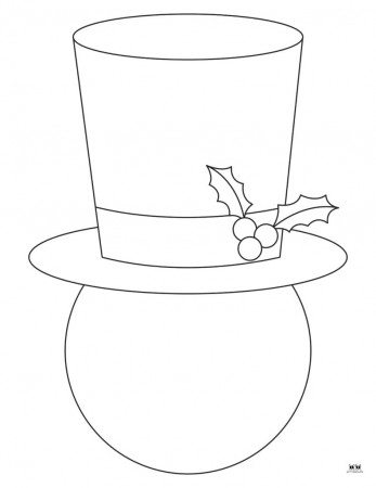 Snowman Coloring Pages & Templates - 35 ...