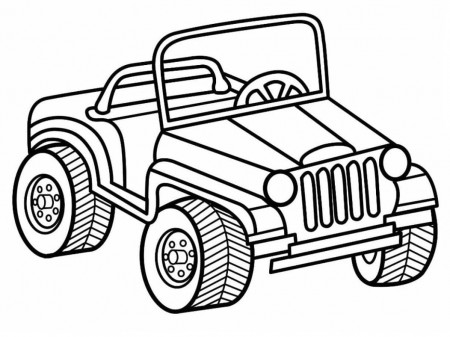 Safari Jeep coloring page - Download ...