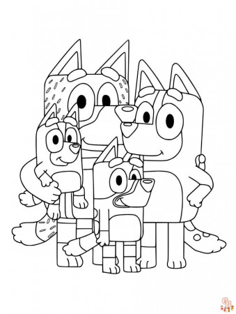 Join the Fun with Bluey Coloring Pages ...