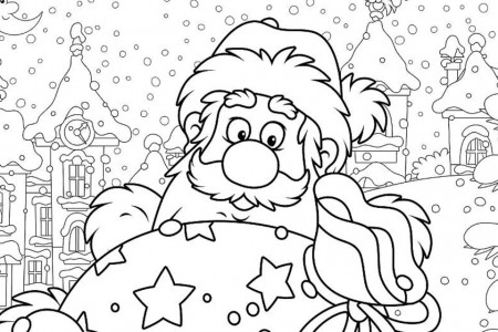 Santa Claus Coloring Pages for Kids & Adults: 10 Free Printable Coloring  Pages of Jolly Old St. Nick for Christmas Fun | Holidays | 30Seconds Mom