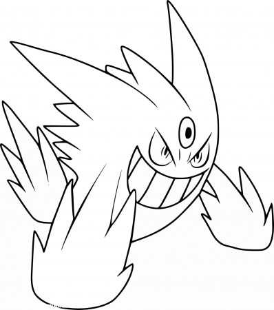 Mega Pokemon Coloring Pages