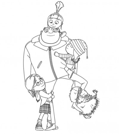 Top 35 'Despicable Me 2' Coloring Pages For Your Naughty Kids