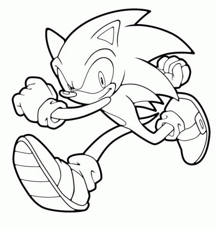sonic coloring pages | Only Coloring Pages