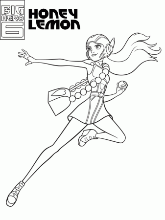 Big Hero 6 coloring pages | Print and Color.com
