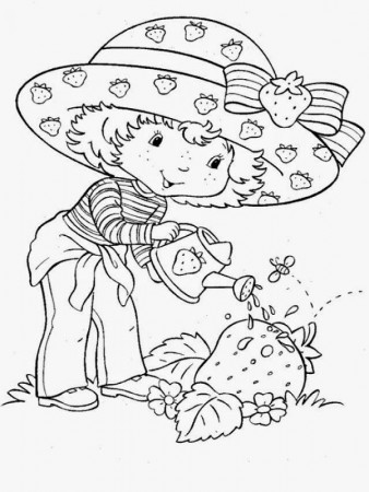 Strawberry Shortcake Coloring Sheets | Free Coloring Sheet