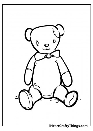 Printable Teddy Bear Coloring Pages (Updated 2022)