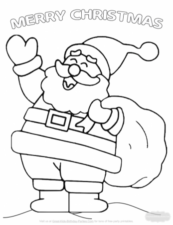 55 FREE Christmas Coloring Pages Printables 2022 | SoFestive.com