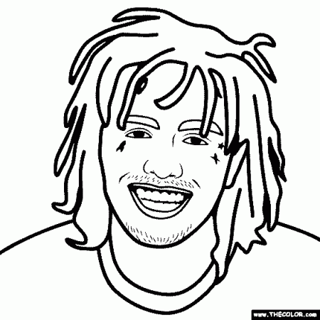 Hip Hop Rap Star Online Coloring Pages